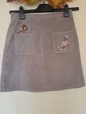 Cath Kidston Disney Bambi Women's Corduroy Skirt Size 8