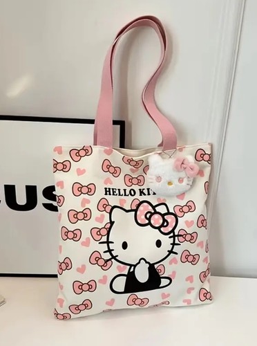 Hello kitty tote bag with - hello, cute