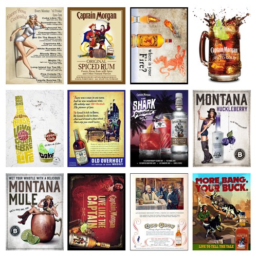 Alcohol retro metal - alcohol,