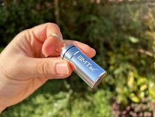 LARGE Pill Box Silver Organiser for Tablets, Travel Pill Box Holder with Keyring