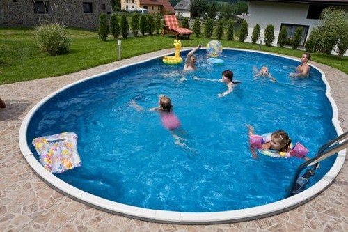 24x12ft oval swimming pool - 24x12ft,