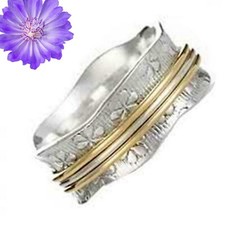 Handmade Spinner Ring 925 Sterling Silver Beautiful Spinner Ring For Gift
