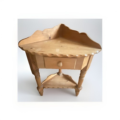 Vintage french pine washstand - french,