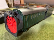 Lima RARE motorised spinning working continental snow-plough with light  HO