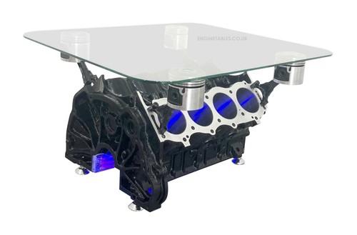 Gloss black engine block - engine,