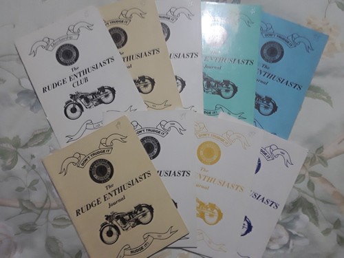 Rudge motorcycle journals - motorcycle,