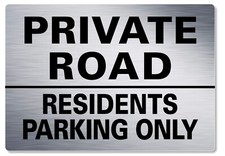 METAL SIGN Private Private