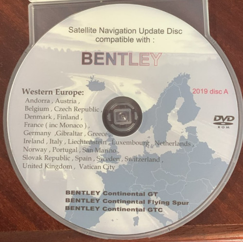 Bentley sat nav map update - bentley,