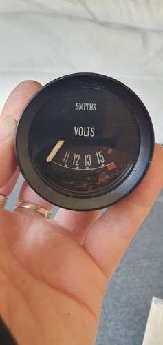 Smith fuel gauge clock - gauge, ford
