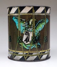 Vintage Swiss Tin in shape of