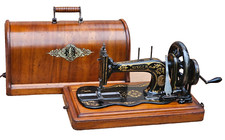 Singer 12k Fiddle base Antique Hand Crank Sewing Machine c1889