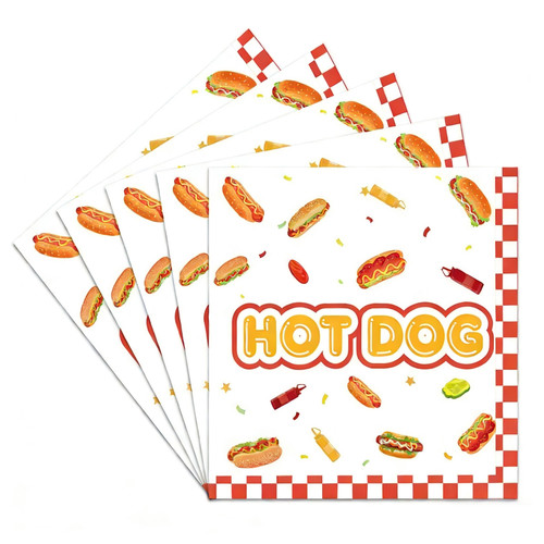Hot dog napkin fast food - dog,