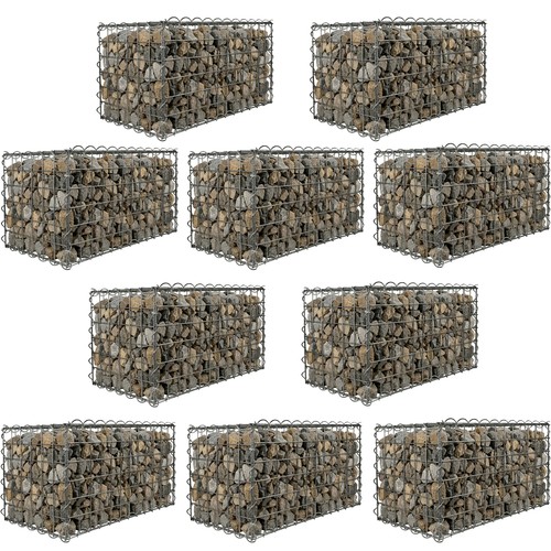 Woodside gabion basket garden - basket,