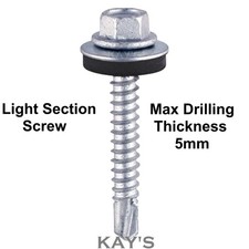 SELF DRILLING TEK SCREWS WITH