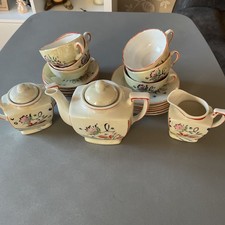 21 Piece Vintage Tea Set. Hand