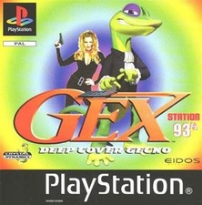 Gex Deep Cover Gecko - Sony PS1 PlayStation 1 Action Platformer Video Game