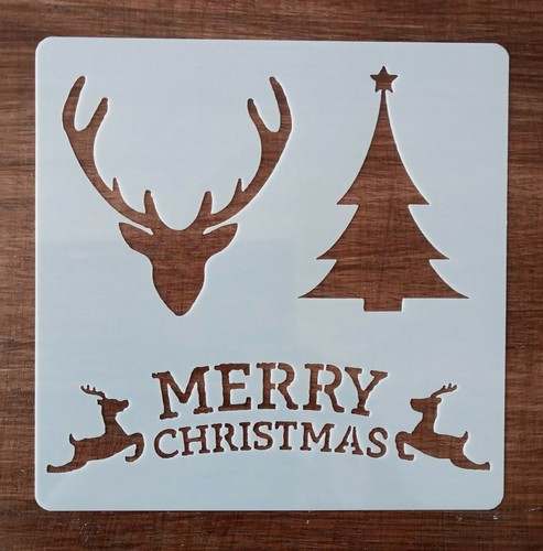 Merry christmas stencil - christmas,