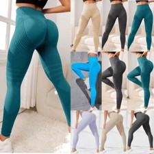 Women Anti-Cellulite Yoga Pants Push Up Tik Tok Leggings Bum Butt Lift Sport Gym