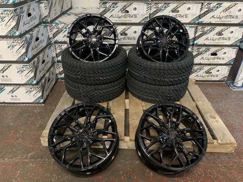 Black swamper alloy wheels - black,