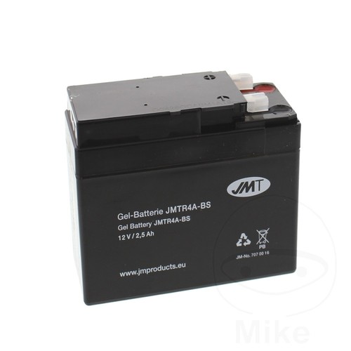 Jmt battery ytr4a gel - ytr4a-bs,