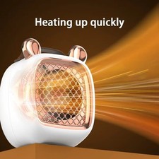 Mini Electric Heater Portable Desktop Winter Fan Air Heating Warmer Home Office