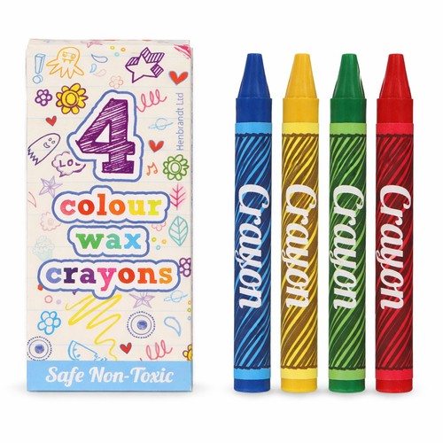 Wax crayons set - wax, 4