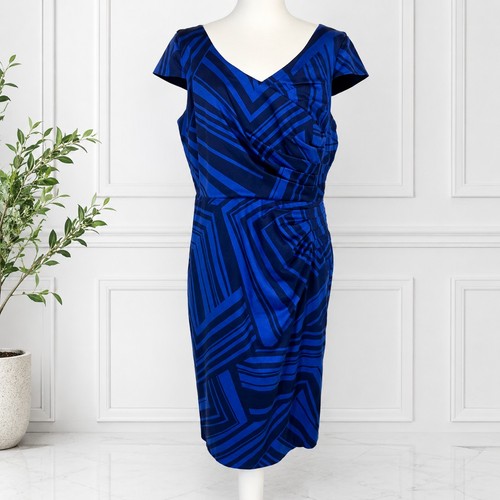 Alexon blue geometric wiggle - alexon,