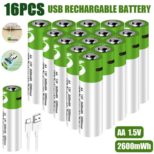 16pcs usb rechargeable - usb,