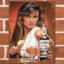 LAMBS NAVY RUM Metal Signs Man