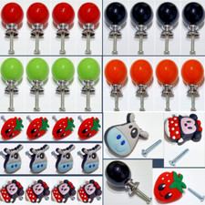 Ceramic Door Knobs Drawer Cabinet Children room Knobs, set of four & single