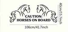 Caution Horses On Board |