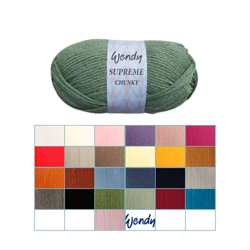 Wendy supreme chunky wool - chunky, wool/yarn
