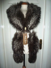 Real Silver Fox fur Collar /