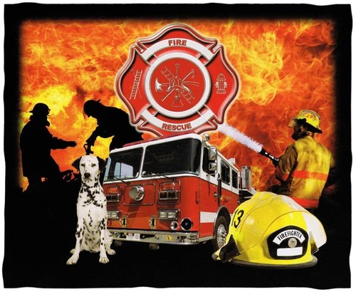 Firefighter firemen fire - firemen, truck