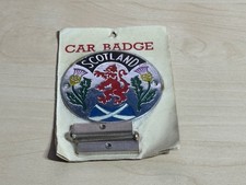 NOS Vintage Scotland Car Badge
