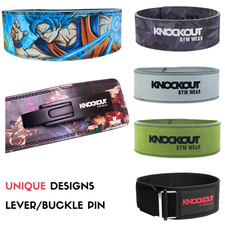 Weightlifting Belt Printed Anime/Goku Edition LEVER Control/Self Lock/Buckle Pin