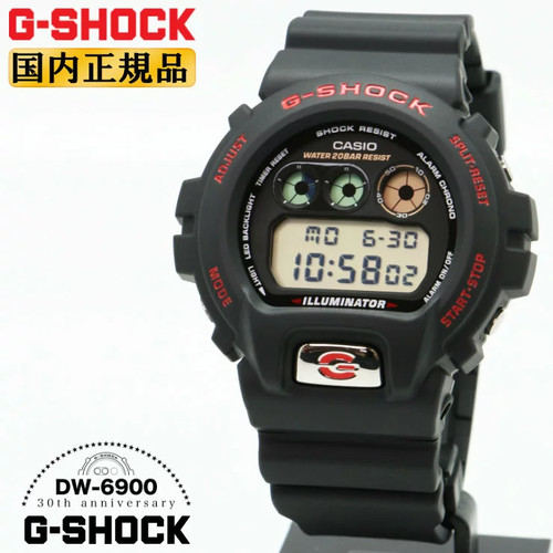 Casio shock 6900tr 1jr - casio, dw-6900tr-1jr