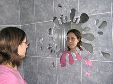 28cm Splash Mirror Acrylic