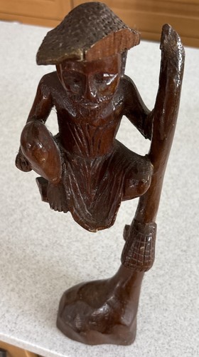 Wooden handcrafted fisherman - wooden,