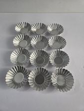 3" Tart Tins Lot Of 12 Vintage