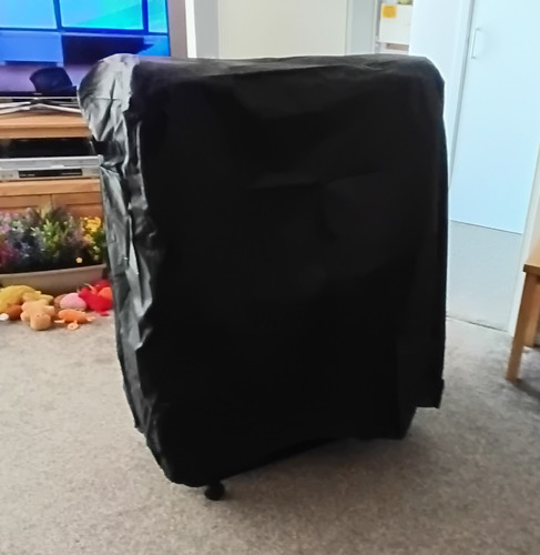 Black folding single - guest, bed