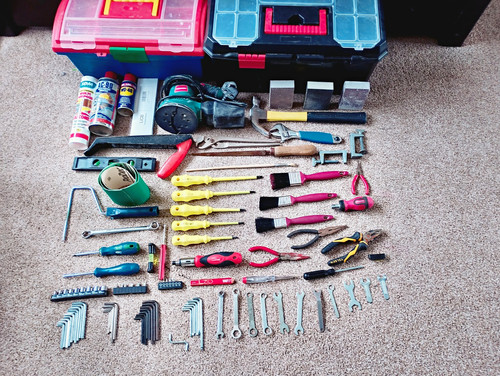 Job lot tools with sander - of,