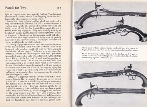 Duelling pistols - :, for