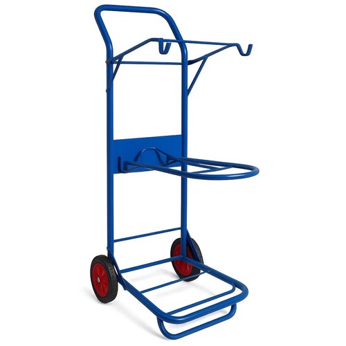 Folding saddle rack trolley - folding,