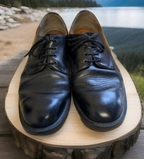 Vintage Tredair Black Leather Mens Lace Up Shoes,  UK 11, EU45.5, US 11.5, AU11.