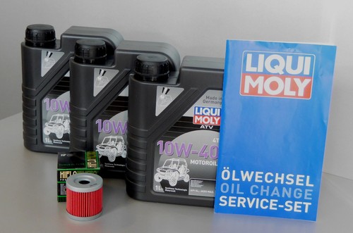 Oil change set for quad - change,