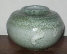 striking studio pottery vase signed