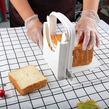 Bread Slicer Foldable Toast Slicer Adjustable Toast Slicing Machine `