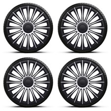 Wheel Trims 14" Black & Silver