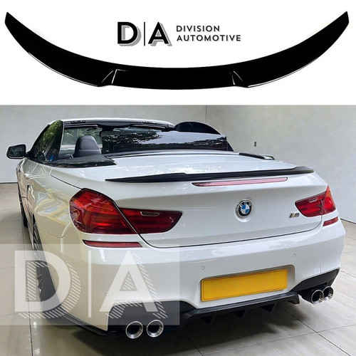 Rear boot spoiler gloss black - spoiler,